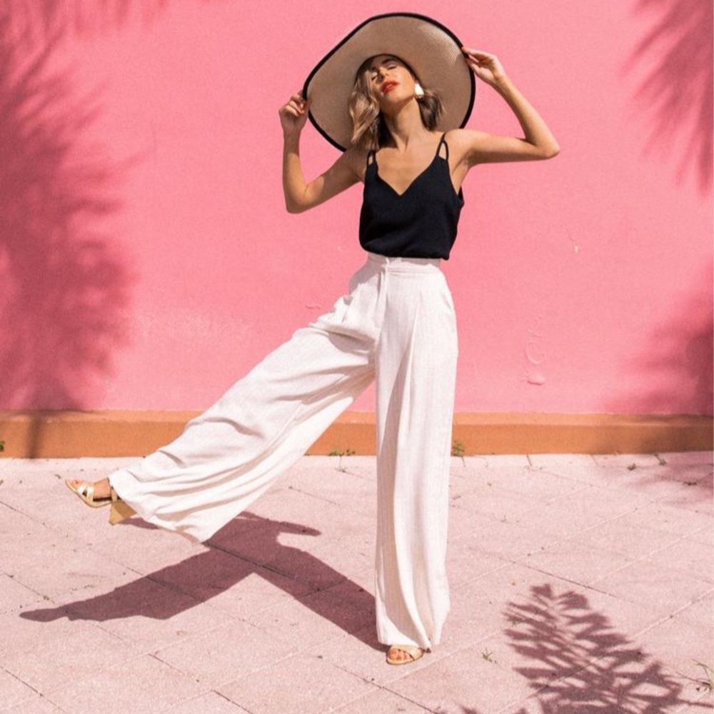 River island wide leg pant